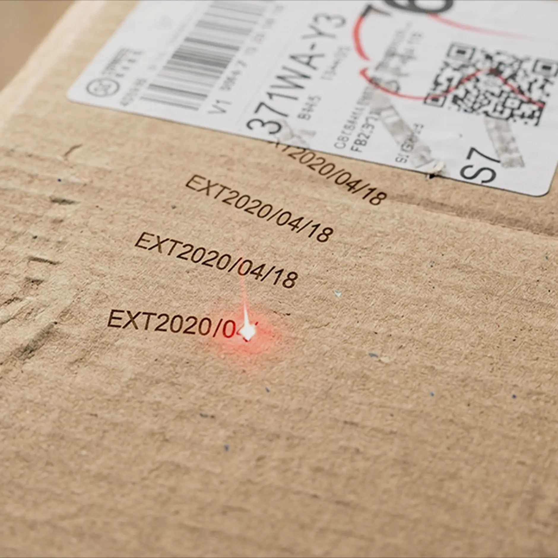 Grabado laser de carton